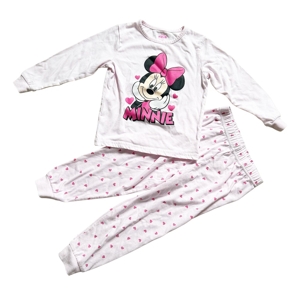 Girls Disney Junior Minnie Mouse Pajama Set Size 4T Pink